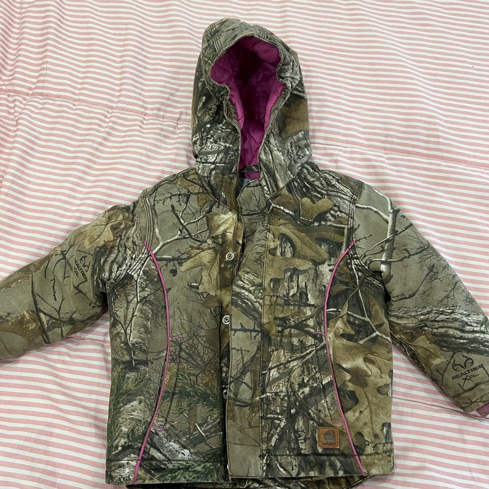 Camouflage carhartt jacket